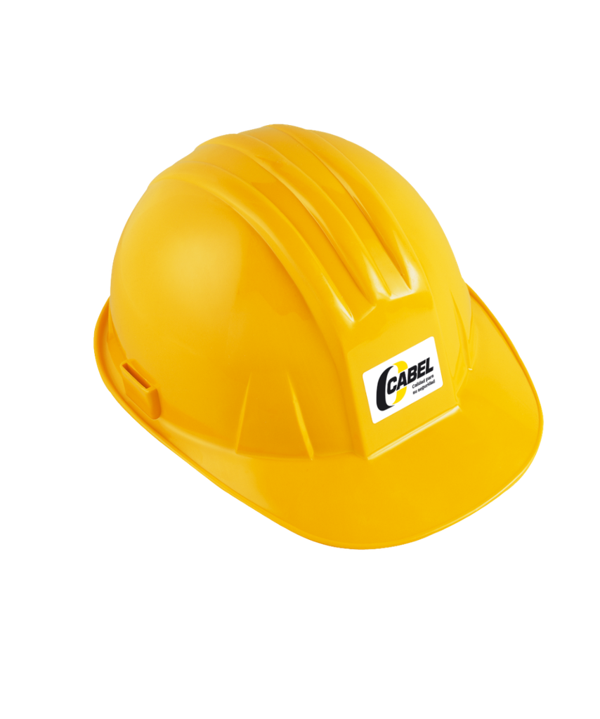 Casco Protector Amarillo Cabel – Seguridad para Operadores y Campo