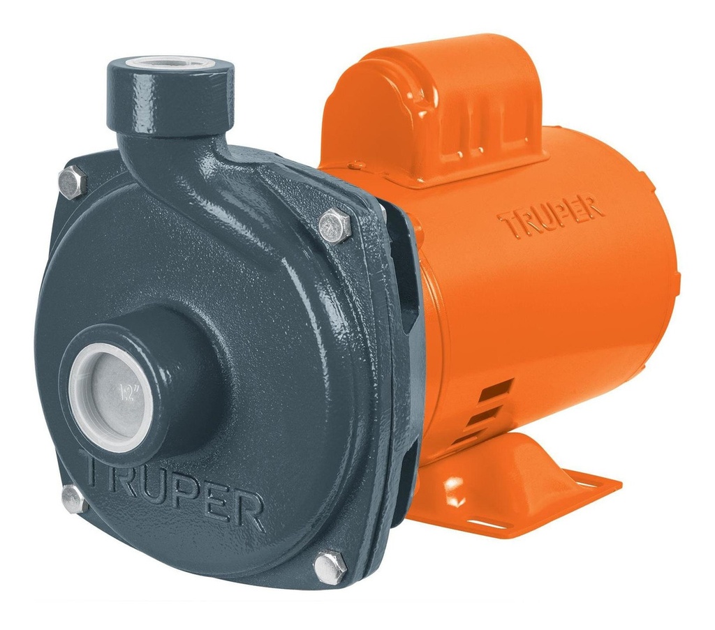 Bomba Centrífuga Para Agua De 1 Hp, Truper Boac-1a Color Naranja Fase Eléctrica Monofásica
