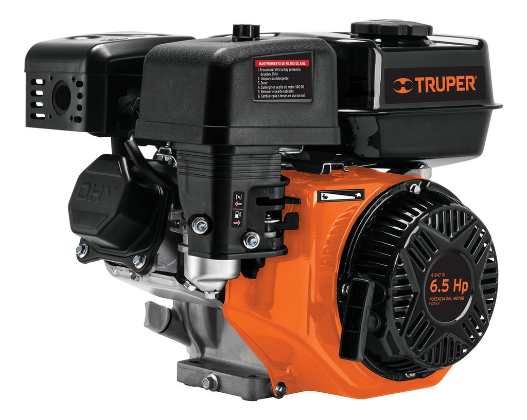Motor A Gasolina 6.5 Hp Truper Mog-65, 3600rpm, 212cc