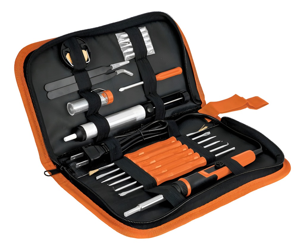 Kit Soldadura Cautín De 25 W, Temp Regulable Truper Cau-25erk