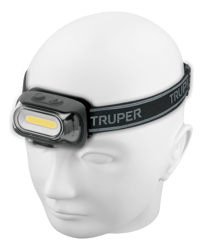 Linterna De Minero 460 Lm, Led, Recargable Truper Li-ca-460r Linterna Negro Luz Blanco