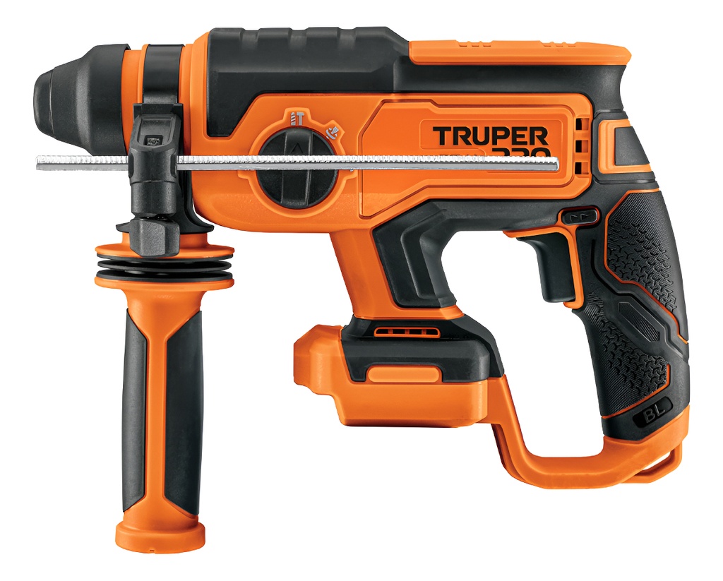 [TR-ROEI-20AS] Rotomartillo Sds/destornillador 20v, 2 Joules Sin Accesorios Truper Roei-20as Naranja