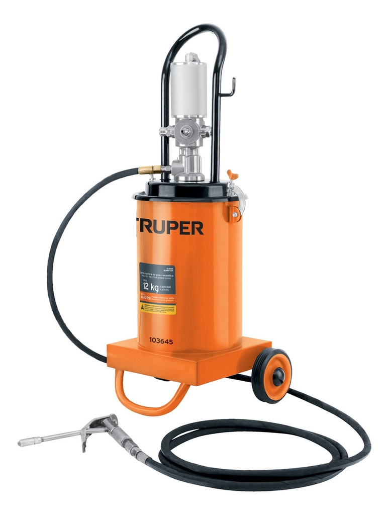 [TR-BOMIN-12N] Bomba Inyectora Neumática De Grasa 12 Kg Truper Bomin-12n