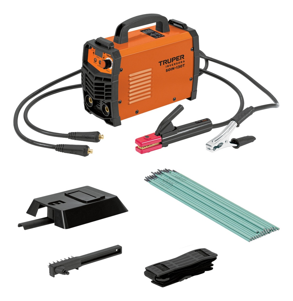 [TR-SOIN-130T] Soldadora Inversora 130 A, Color Naranja Truper Soin-130t