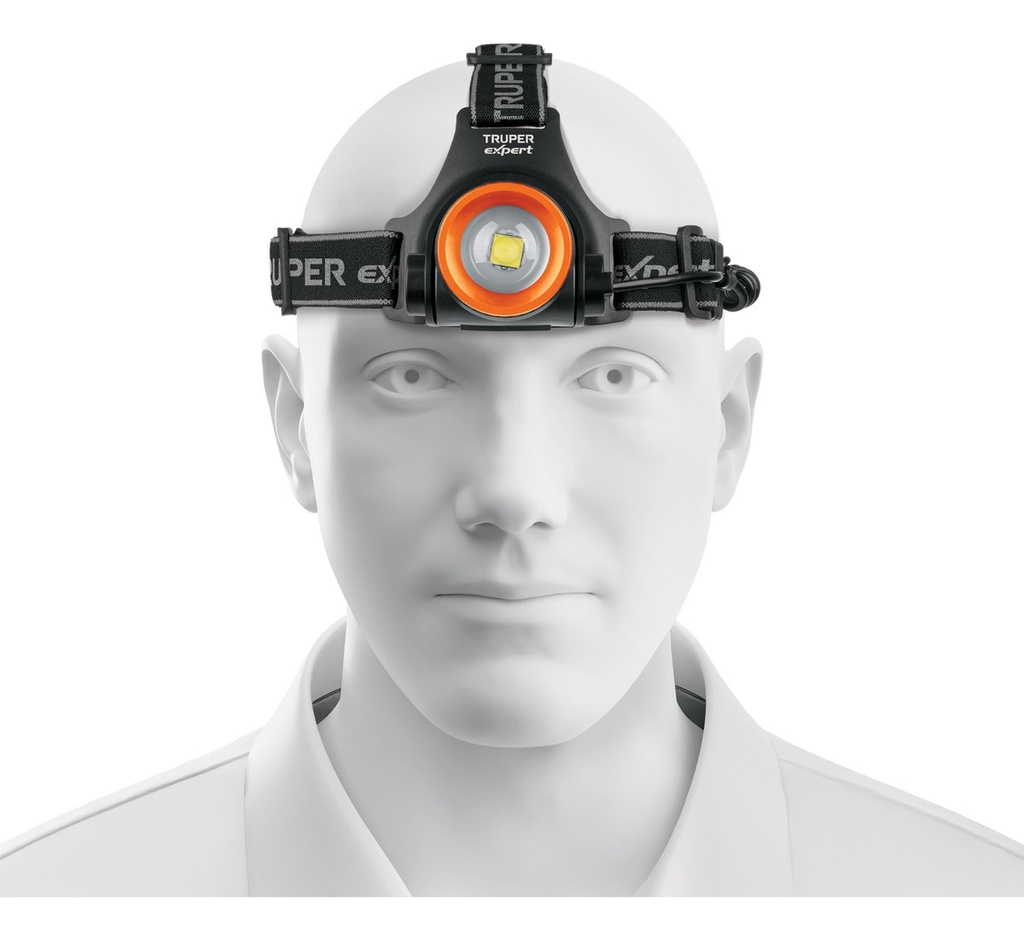 Linterna De Minero Led 900 Lúmenes, Recargable Truper Li-ca-900rx Amarillo Amarillo