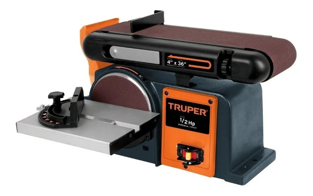 [TR-PUL-4X6T] Lijadora De Banda Truper Pul-4x6t Color Negro Y Naranja 60hz 375w