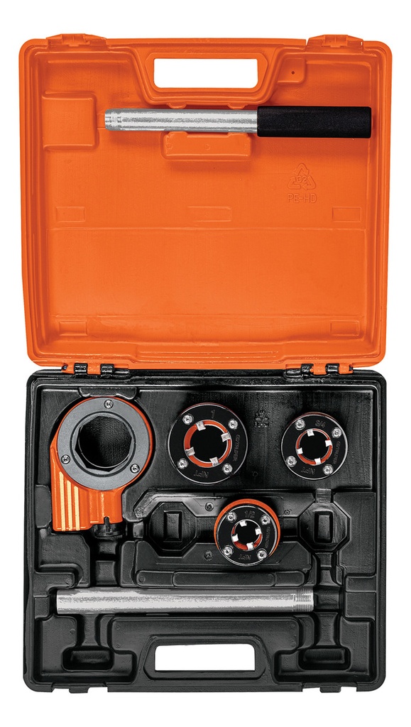 Juego De 4 Tarrajas Para Tubo De 1/2" A 1", Truper Ta-850