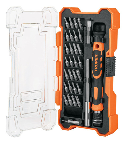 Truper Joy-32 Desarmador De Precisión Con 30 Puntas Y Extensión