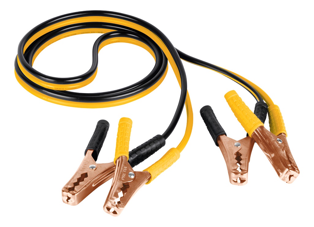 [TR-CAP-2510P] Cables Pasa Corriente 2.5m Calibre 10 Awg Pretul Cap-2510p