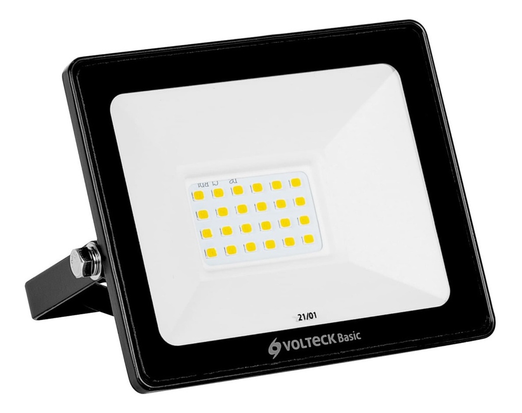 [TR-REF-401LC] Reflector Ultra Delgado Led 20 W Luz Cálida Volteck Ref-401lc