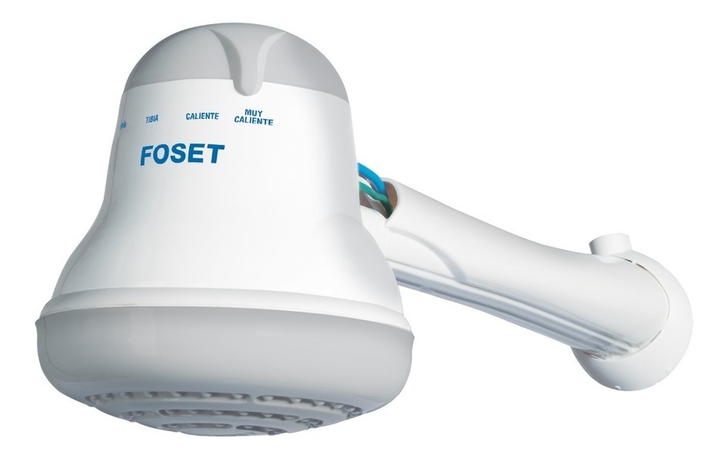 Foset Regel-4g Regadera Eléctrica De 4 Temperaturas Color Gris 5400w 5.4 Kw