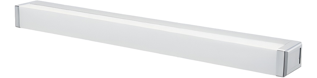 Arbotante Para Baño Tipo Barra LED 1000 Lm Estructura Plateado Volteck Arb-302l