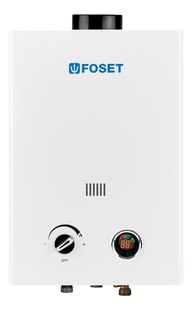 [TR-CALE-6I] Calentador Instantáneo de Agua, Gas Lp 6l Foset Cale-6i Color Blanco Tipo de