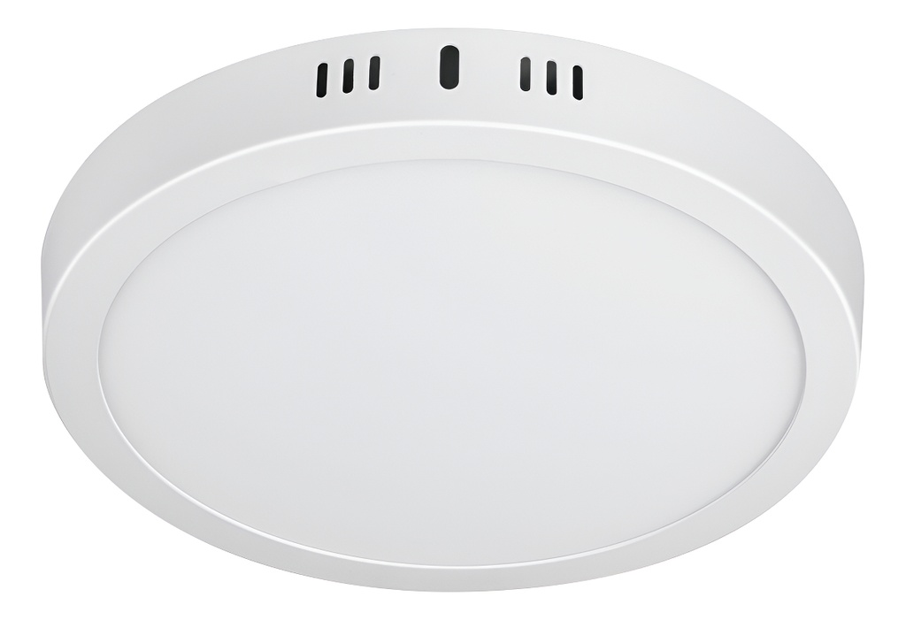 [TR-PLA-207L] Luminario Led Tipo Plafón 18 W, Luz Blanca Fría 6500k, Redondo, Color Blanco Volteck Pla-207l