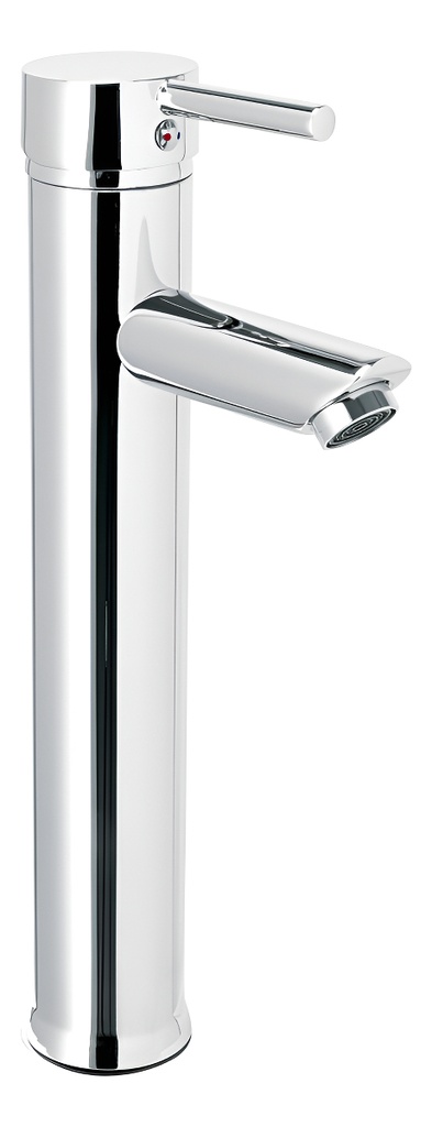 [TR-TBM-47] Monomando Alto Para Lavabo, Acero Inoxidable, Foset Tbm-47, Acabado Cromado
