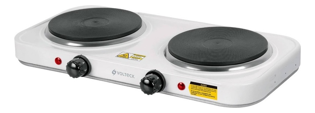 Parrilla Eléctrica De Disco Doble Volteck Pael-2cd