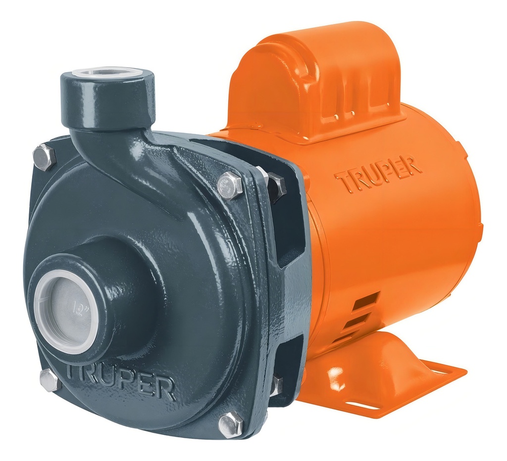 Bomba Centrífuga Para Agua 1/2 Hp Truper Boac-1/2a Color Naranja Frecuencia 60 Hz