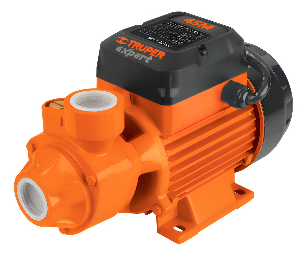 [TR-BOAP-1/2] Bomba Eléctrica De Agua Periférica, 1/2 Hp, Color Naranja, Frecuencia 60 Hz,
