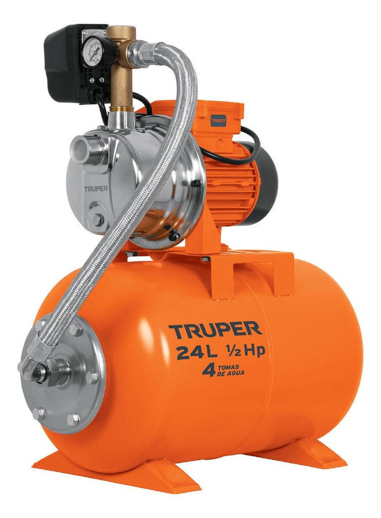 Bomba Hidroneumatica 1/2hp 24 Litros Truper 10077