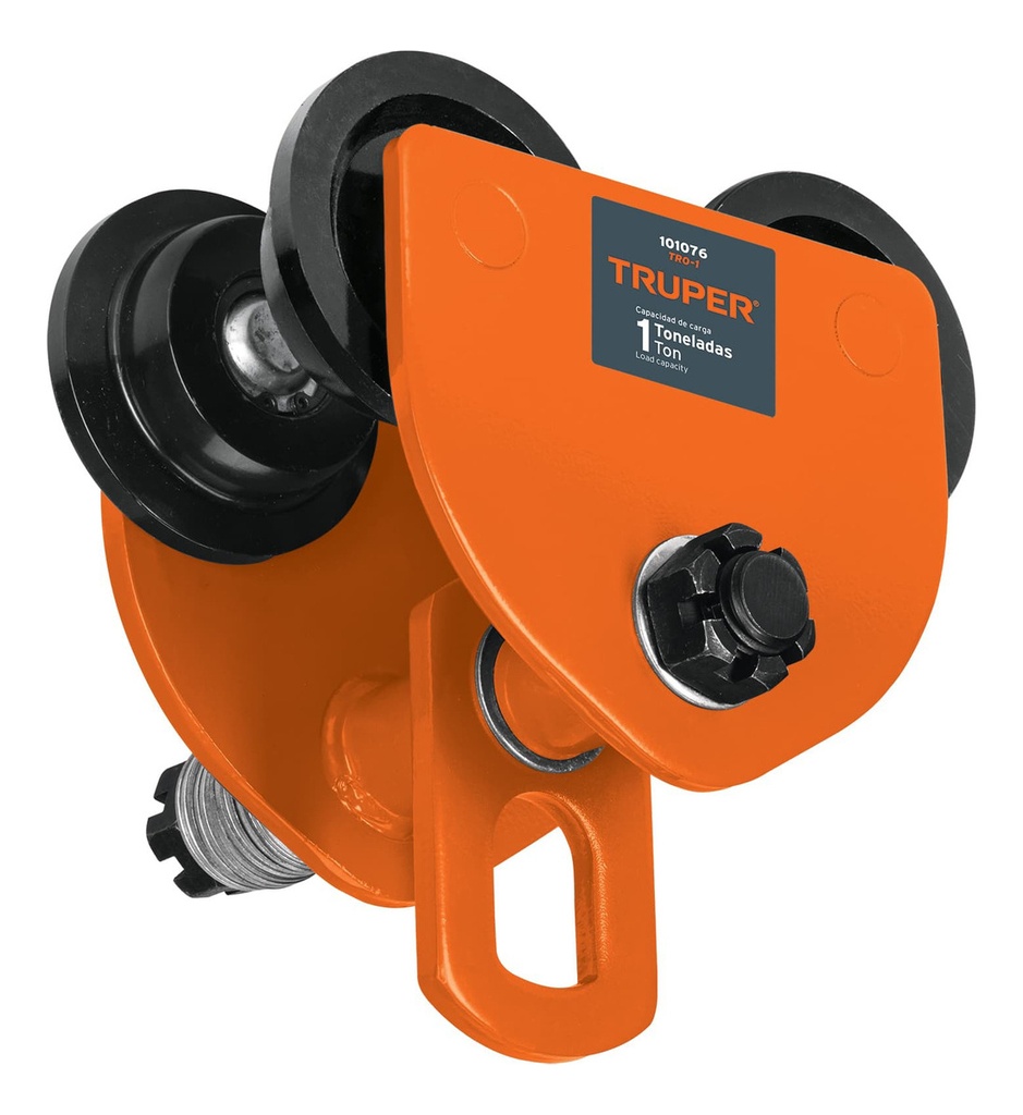 [TR-TRO-1] Trole Carga Para Vigas Ips Ipr Ajustable 1 Ton Truper Tro-1