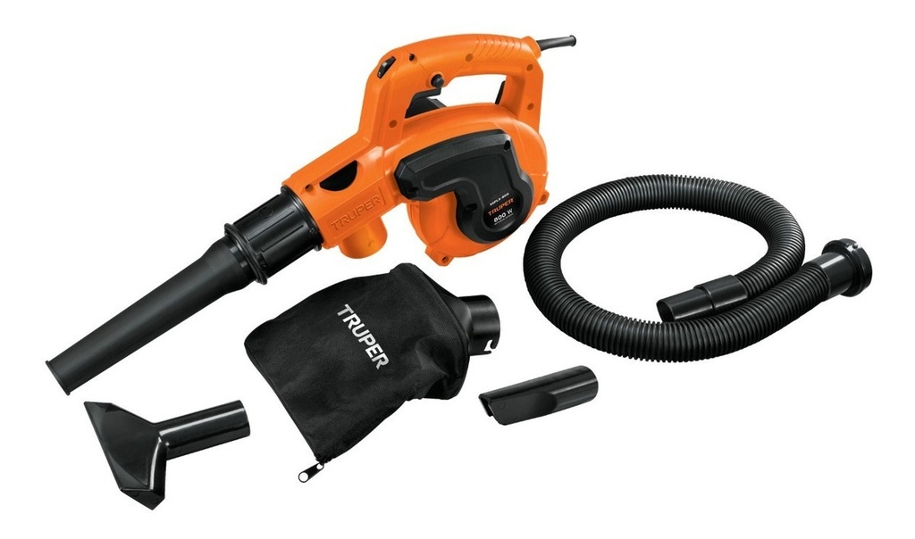 Sopladora Aspiradora 800 W 15000 Rpm Truper Sopla-800
