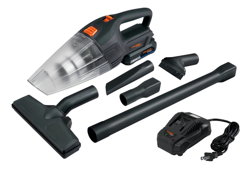 [TR-MAX-20A] Aspiradora Inalámbrica Portátil 20 A Truper Max-20a Color Gris Negro