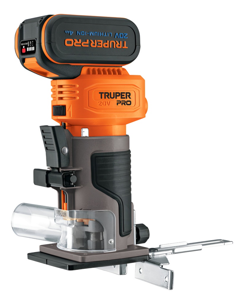[TR-ROUI-20A] Router Inalámbrico 20v, 30000rpm, 1 Batería, Truper Roui-20a