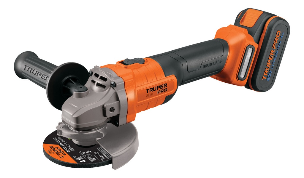 Esmeriladora Truper Esmi-20a Color Naranja