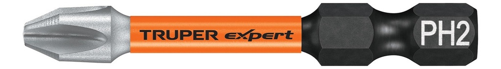 Estuche 50 Puntas Impacto Largo 2'' Ph2 Truper Pude-1202-50i