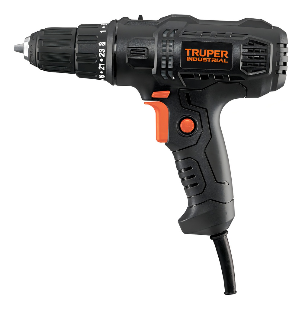 Taladro/destornillador 3/8 , 400w, Truper Tala-3/8n Negro 60 Hz