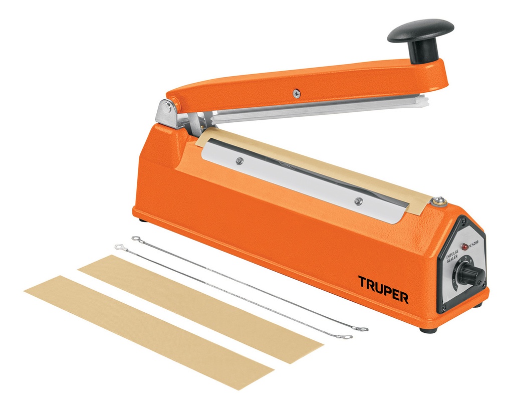 [TR-SETE-20] Selladora Térmica 20cm 300 W Truper Sete-20 Color Naranja