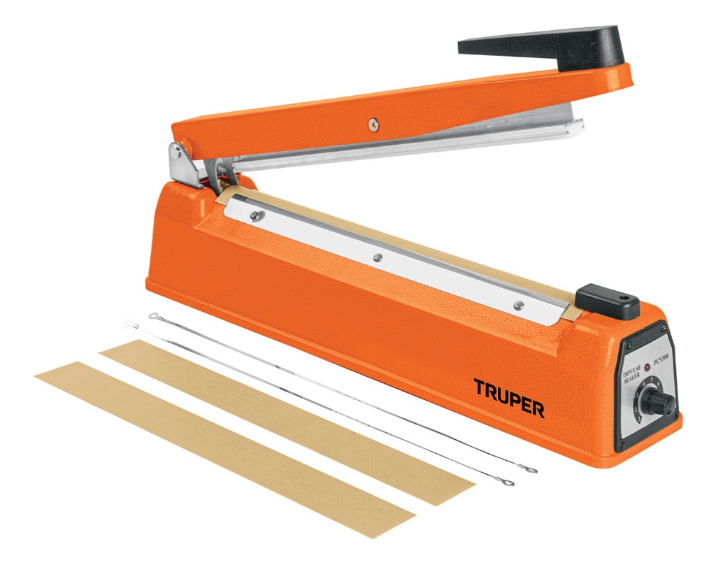 Selladora Térmica 30cm, 400 W, Truper Sete-30, Color Naranja