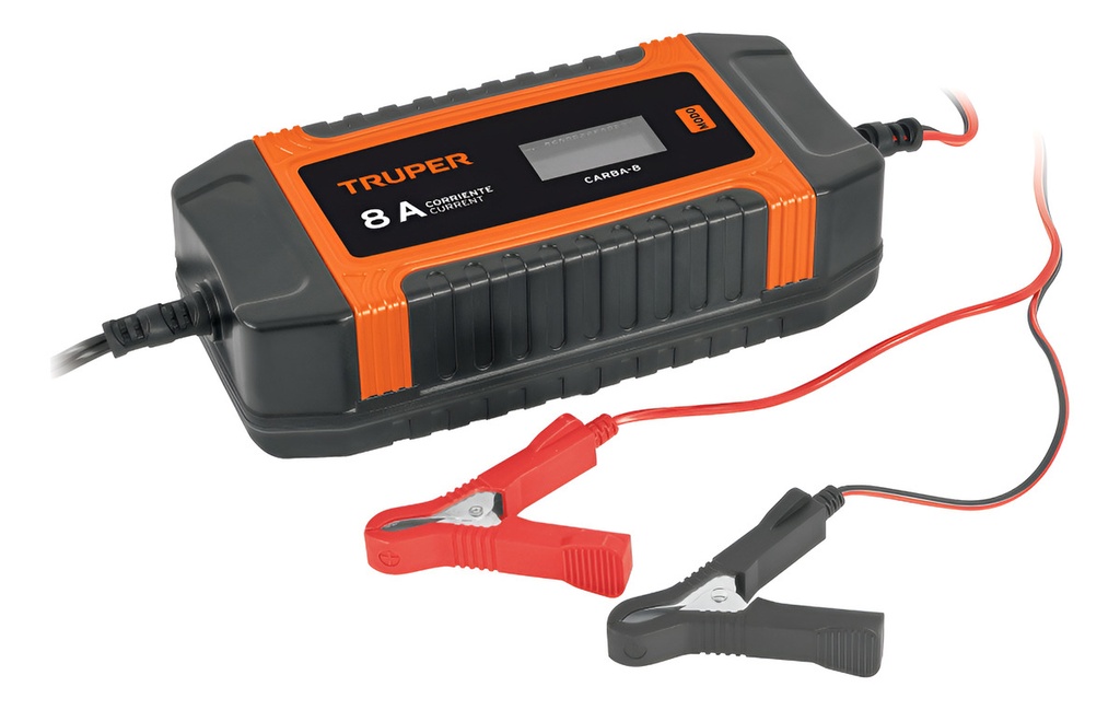 [TR-CARBA-8] Cargador De 8 A Para Baterías De 12/24v Truper Carba-8