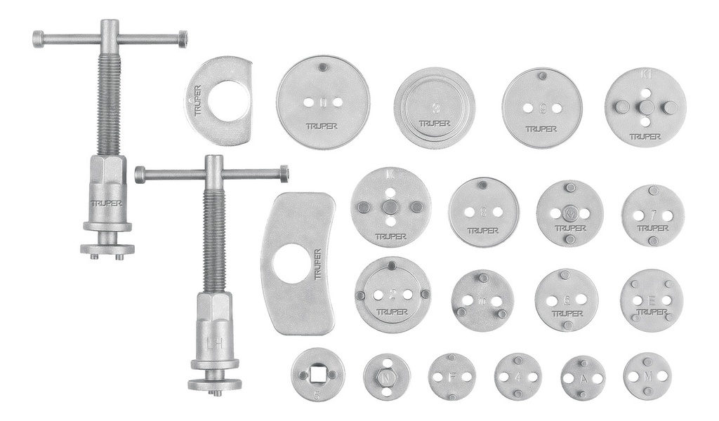 [TR-JGO-OP22] Juego Opresores Para Pistón De Frenos 22pzas Truper Jgo-op22