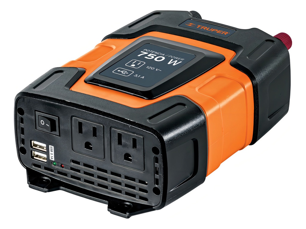 [TR-INCO-750] Inversor De Corriente De 750 W Truper Inco-750