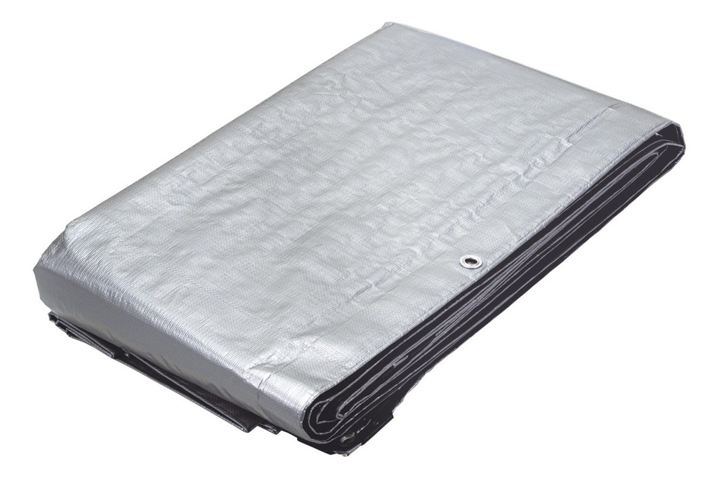 Lona Gris Reforzada 5 X 5 M, Truper Lt-55