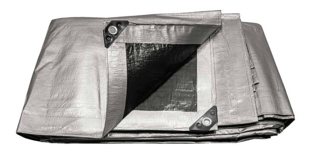 Lona Gris Reforzada 6 X 6 M, Truper Lt-66