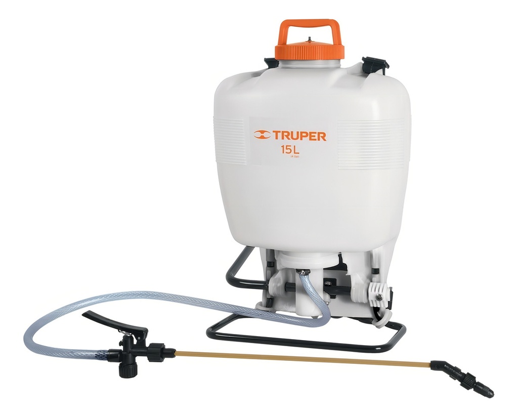 [TR-FM-425] Fumigador Manual De Mochila 15 L Truper Fm-425 Color Blanco