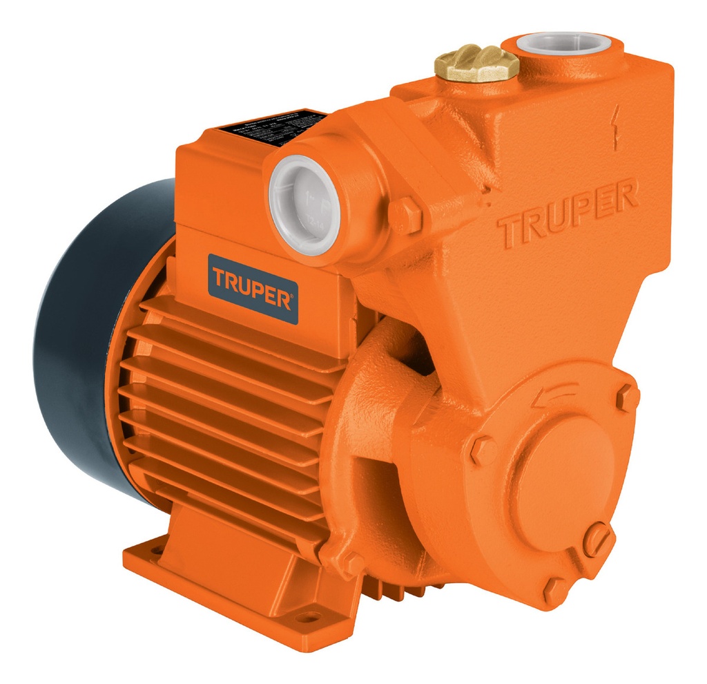 Bomba De Agua Periférica Truper 3/4 Hp Bopa-3/4, Autocebante, 65 M, 45 L/min, Motor Cobre, Uso Agrícola, 127 V, Succión 8 M