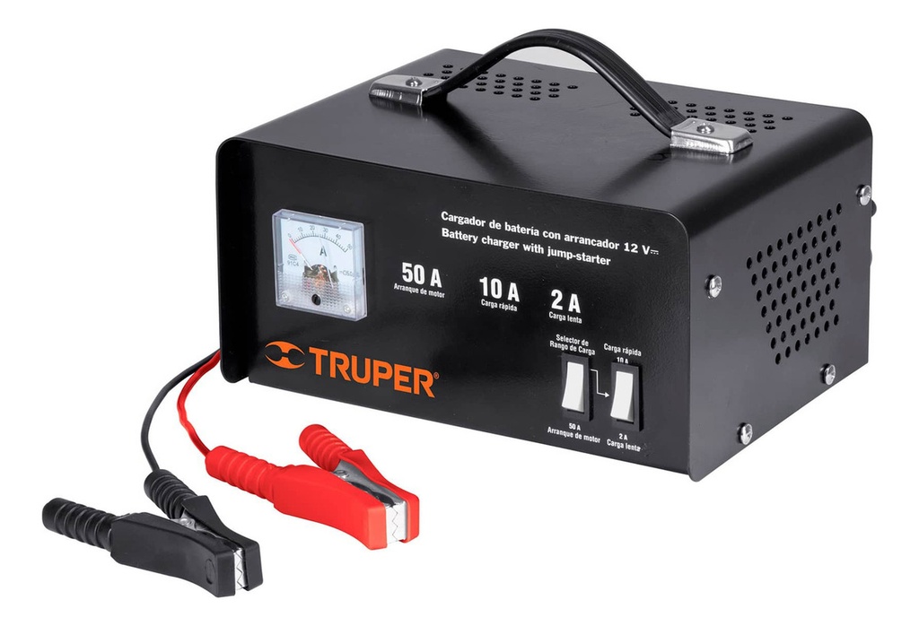 Cargador De Baterías 12v 50a Truper Carba-50