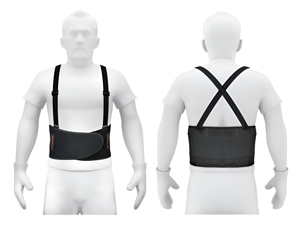 Faja Con Tirantes Ajustables, Talla Mediana, Truper Faja-m Mediana