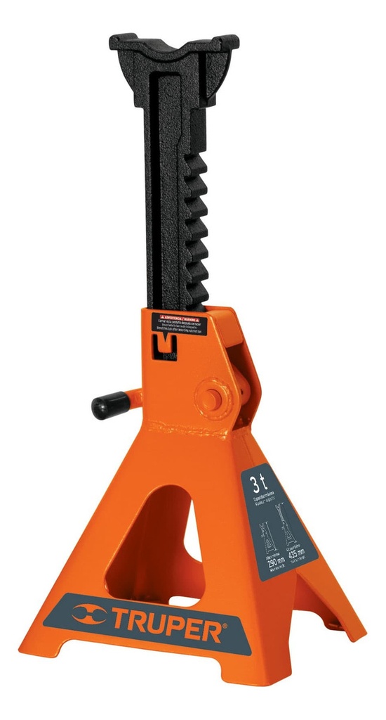 [TR-TORAU-3] Torre Para Auto, 3 Toneladas 2 Piezas 29-43cm Truper Torau-3