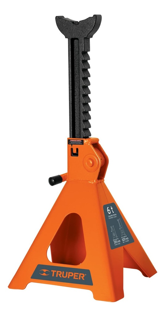 Torre Para Auto, 6 Toneladas  2 Pzas 40-62cm  Truper Torau-6