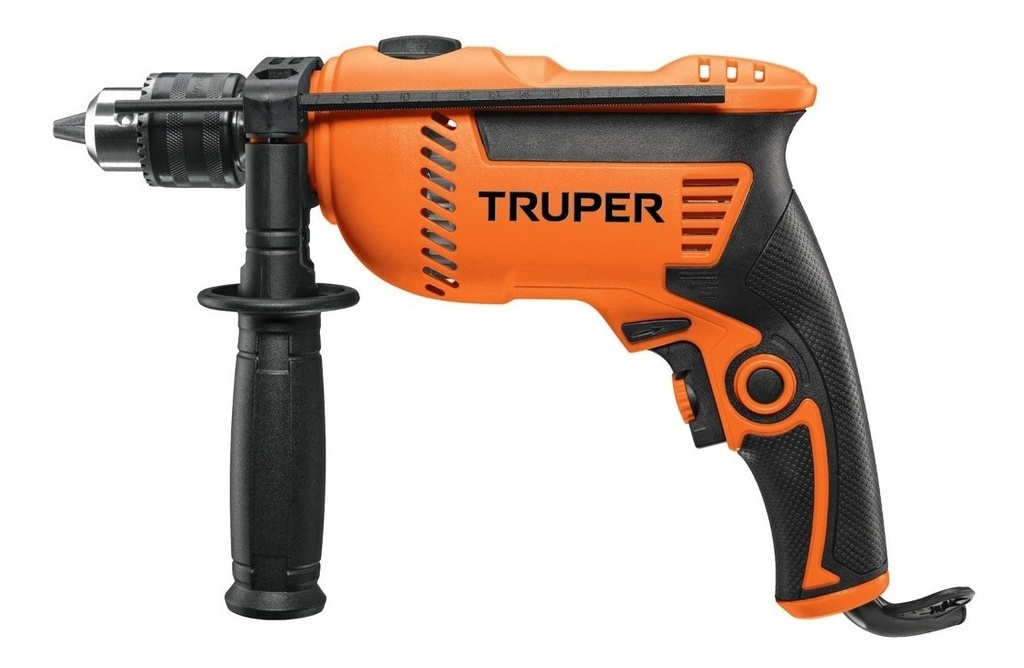 [TR-ROTO-1/2A7] Taladro Rotomartillo 1/2 Truper Roto-1/2a7 650w V. Variable Color Naranja 60 Hz
