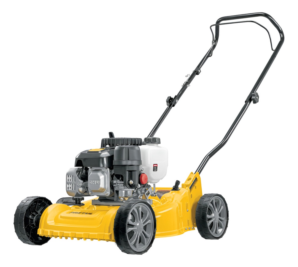[TR-P-316P] Podadora De Pasto Con Motor Gasolina 3hp 16 Pulgadas Truper Color Amarillo