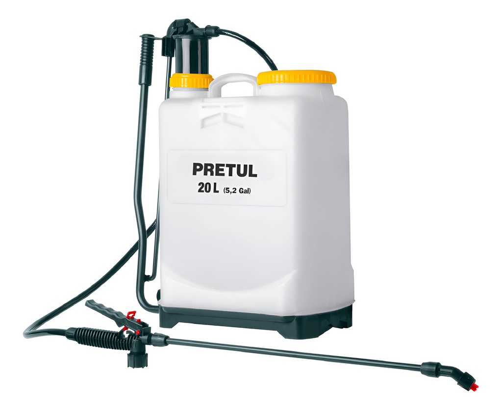 [TR-FUM-20P] Fumigador Manual de Mochila 20 L Pretul Fum-20p Blanco