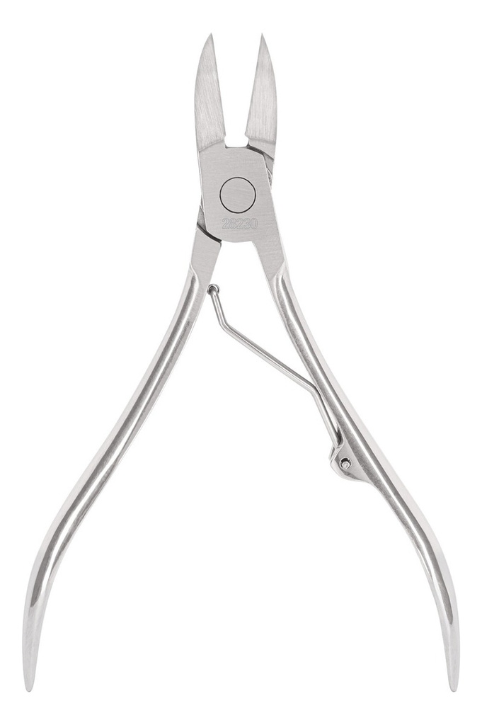 [TR-UNA-348P] Alicate Pedicure 4-3/4" Curva Acero Inoxidable Pretul Una-348p Cromo