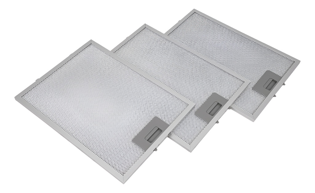 [TR-FILM-C80] 3 Filtros de Aluminio Para Campana Came-80 Foset Film-c80