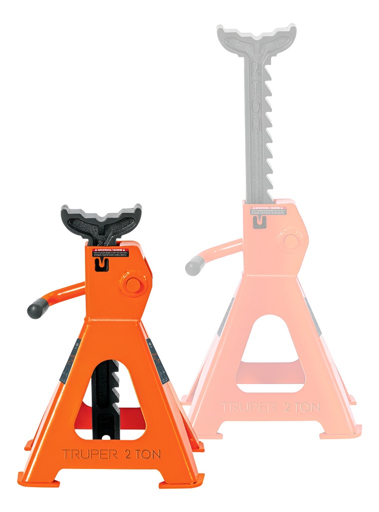 Torres Para Auto Con Ajuste De Altura, 2 Ton, Truper Torau-2