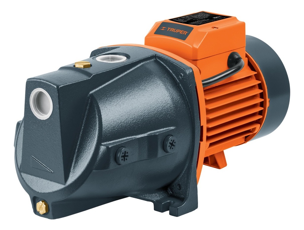 [TR-BOAJ-1-1/2] Bomba Eléctrica Para Agua Tipo Jet 1-1/2 Hp, Truper 12409 Color Naranja Fase Eléctrica Monofásica